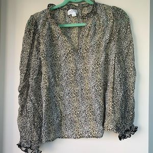 Cheetah blouse